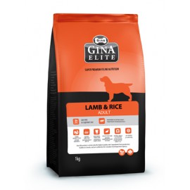 Gina Elite Lamb & Rice Adult-Полнорационный гипоаллергеный корм категории холистик для собак, склонных к пищевым аллергиям